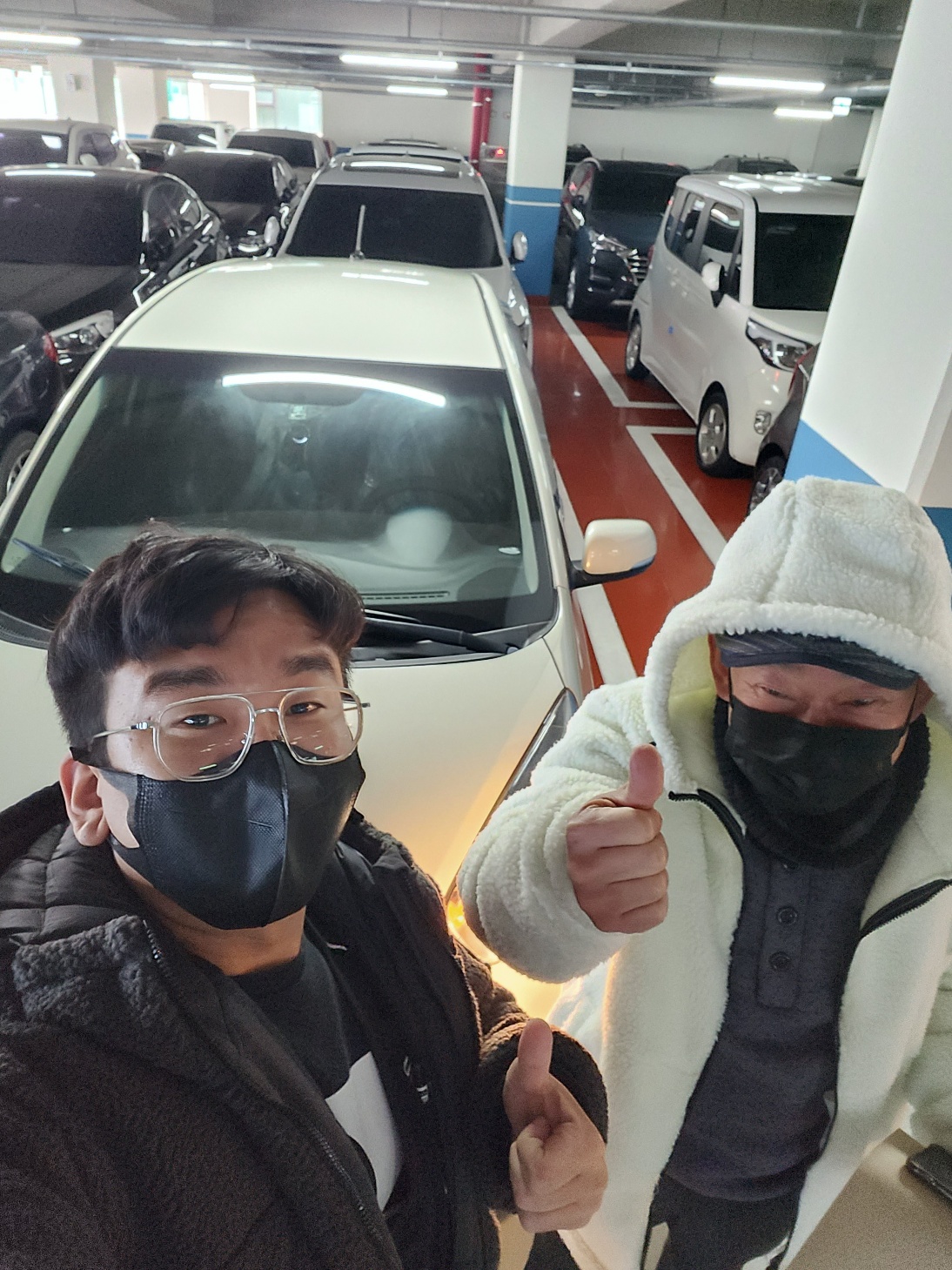 사이트에서 보고 반한 올뉴모닝 중고차